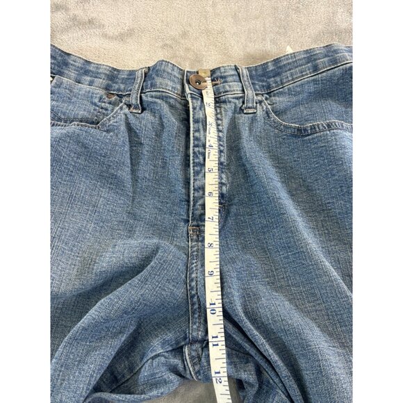 Lee Jeans Women's 14 Short blue light washed denim stretch w/ comfort wasitband - Picture 9 of 9